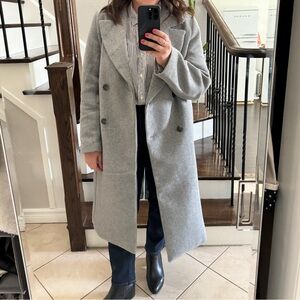 Long double breasted coat